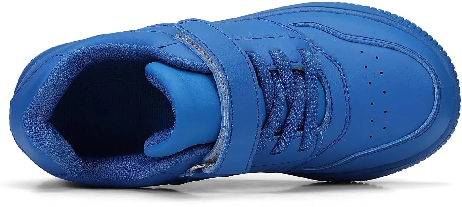Детские кроссовки из кожи с принтом DSWED, Leather Wear-Blue — фото 4