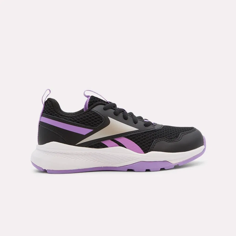 Детские кроссовки для девочек с закрытым носком Reebok Xt Sprinter 2.0 Reebok, Black Digitalpurple White — фото 2