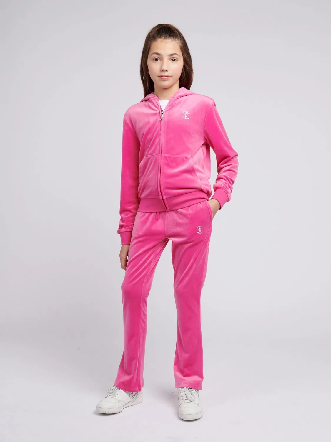 Джоггеры с диамантами Juicy Couture, фиолетовые — фото 2