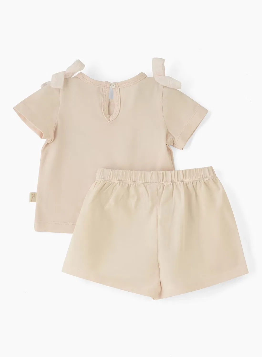 Комплект из 2 предметов для новорожденных Elegant Kids, бежевый — фото 2