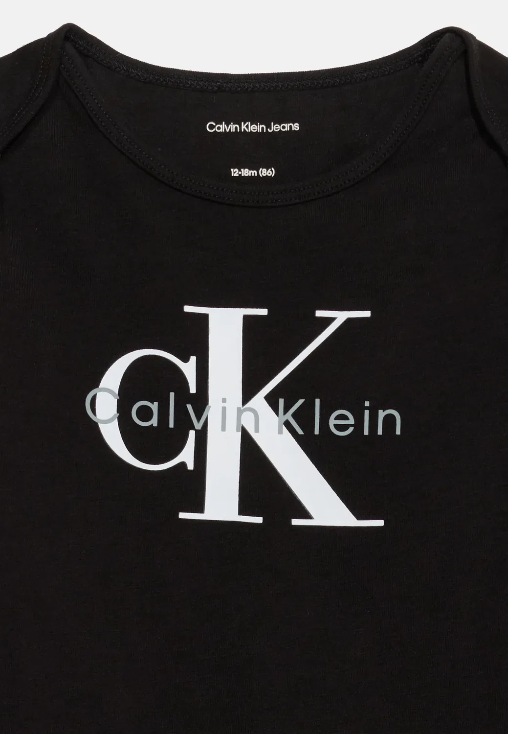 Монолог унисекс - боди Calvin Klein Jeans, Black — фото 3