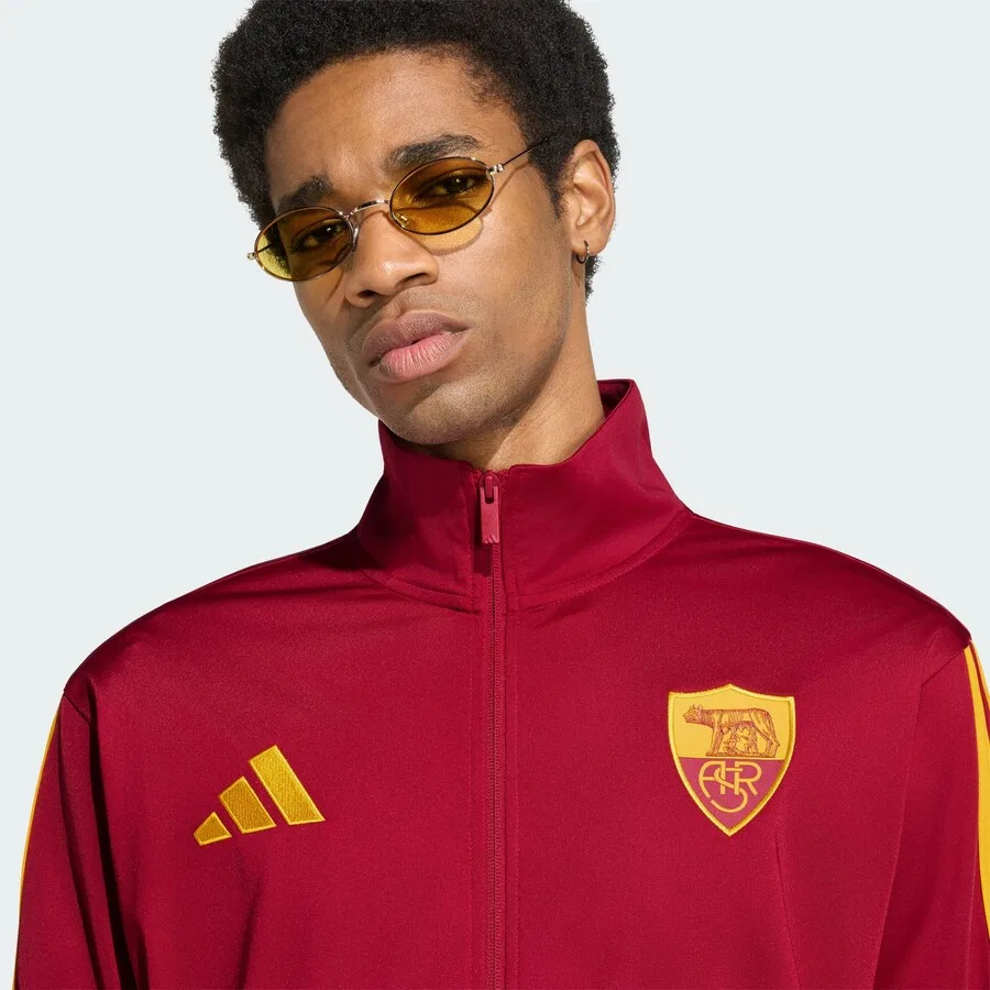 Куртка для тренировок ADIDAS PERFORMANCE 'AS Rom DNA' красного цвета — фото 4