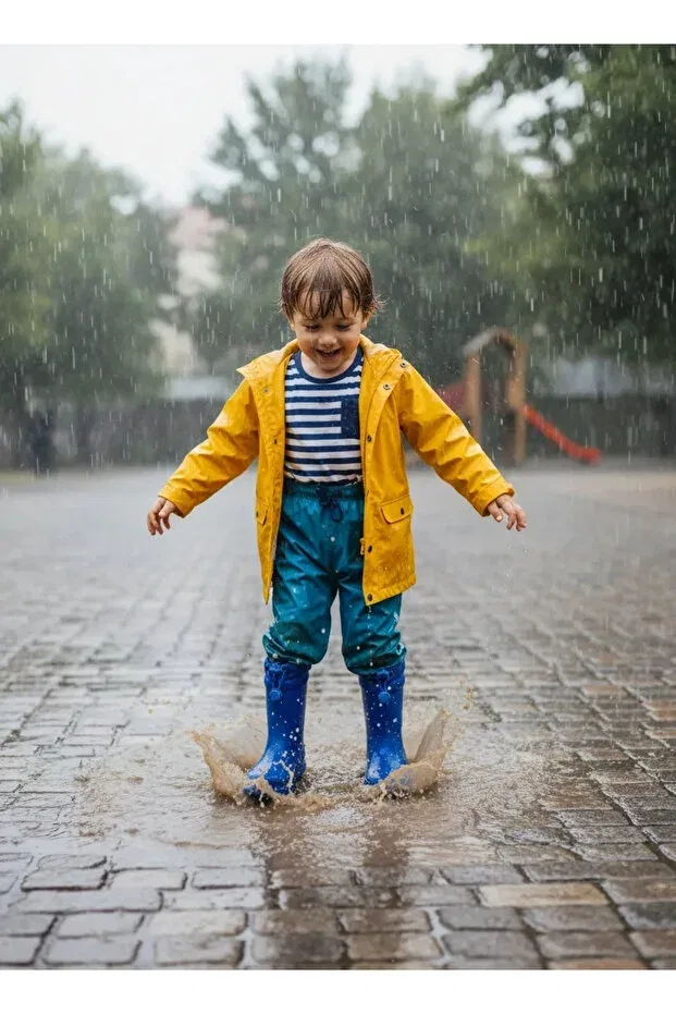 Детские для девочек сапожки с принтом Konçlu plush emoji boys' rain boots Belixspor, Blue