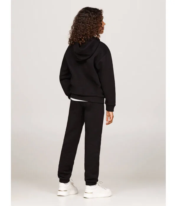 Детское худи для девочек Regular Fit Tommy Hilfiger, черный — фото 3