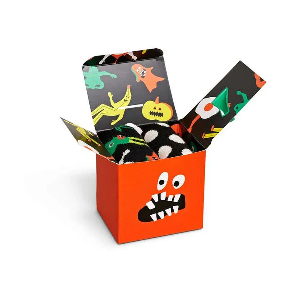 Набор носков 2 пары Happy Socks Halloween Gift Set Happy Socks, черный — фото 4