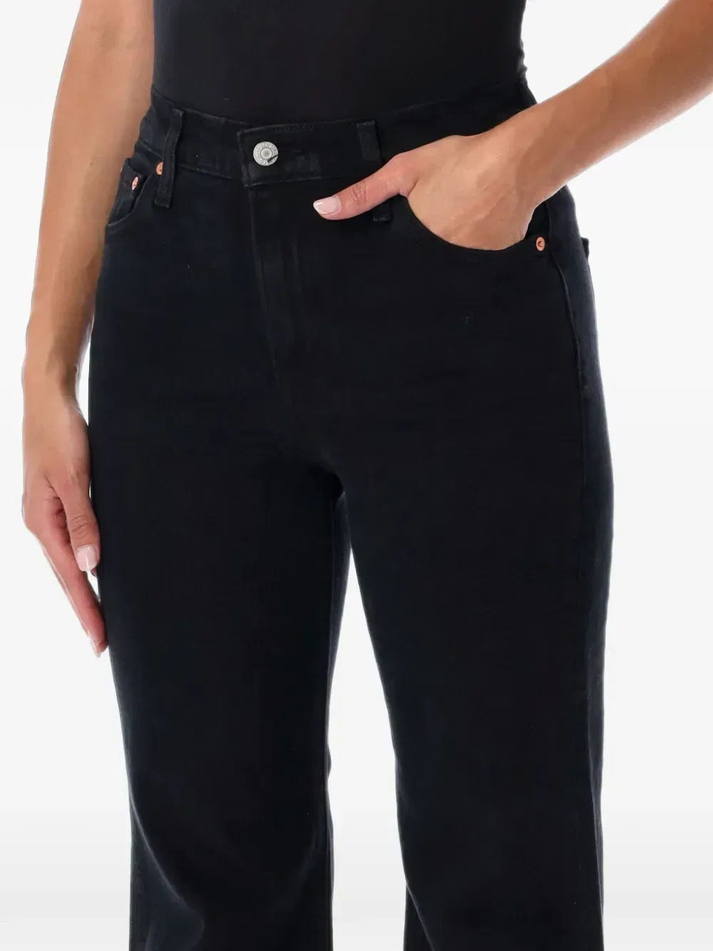 Расклешенные джинсы с завышенной талией Levi's, черный — фото 3