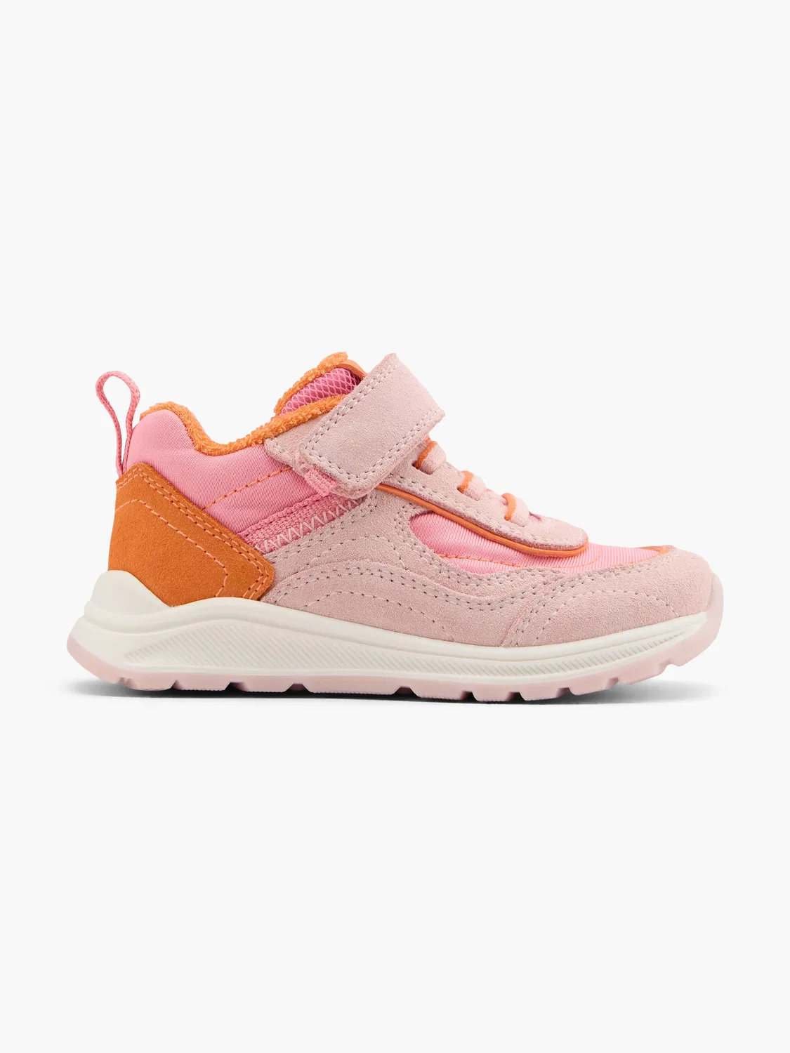 Детские кроссовки на липучке Elefanten, цвет Rose Gold