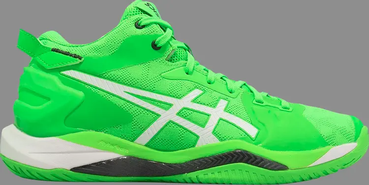 

Кроссовки gelburst 26 'green gecko white' Asics, зеленый