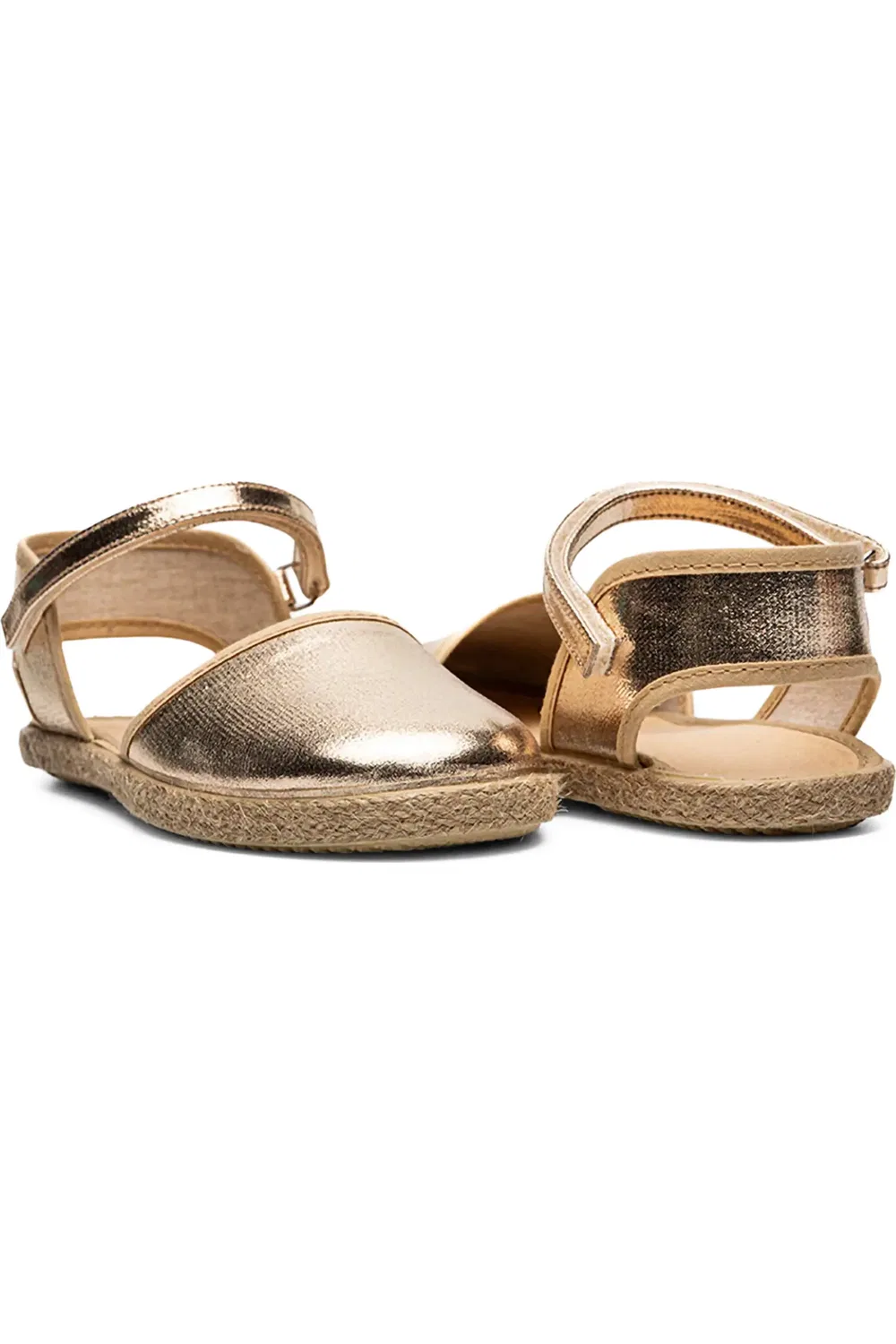 Детские сандалии на липучке Abigail CHILDRENCHIC, Gold