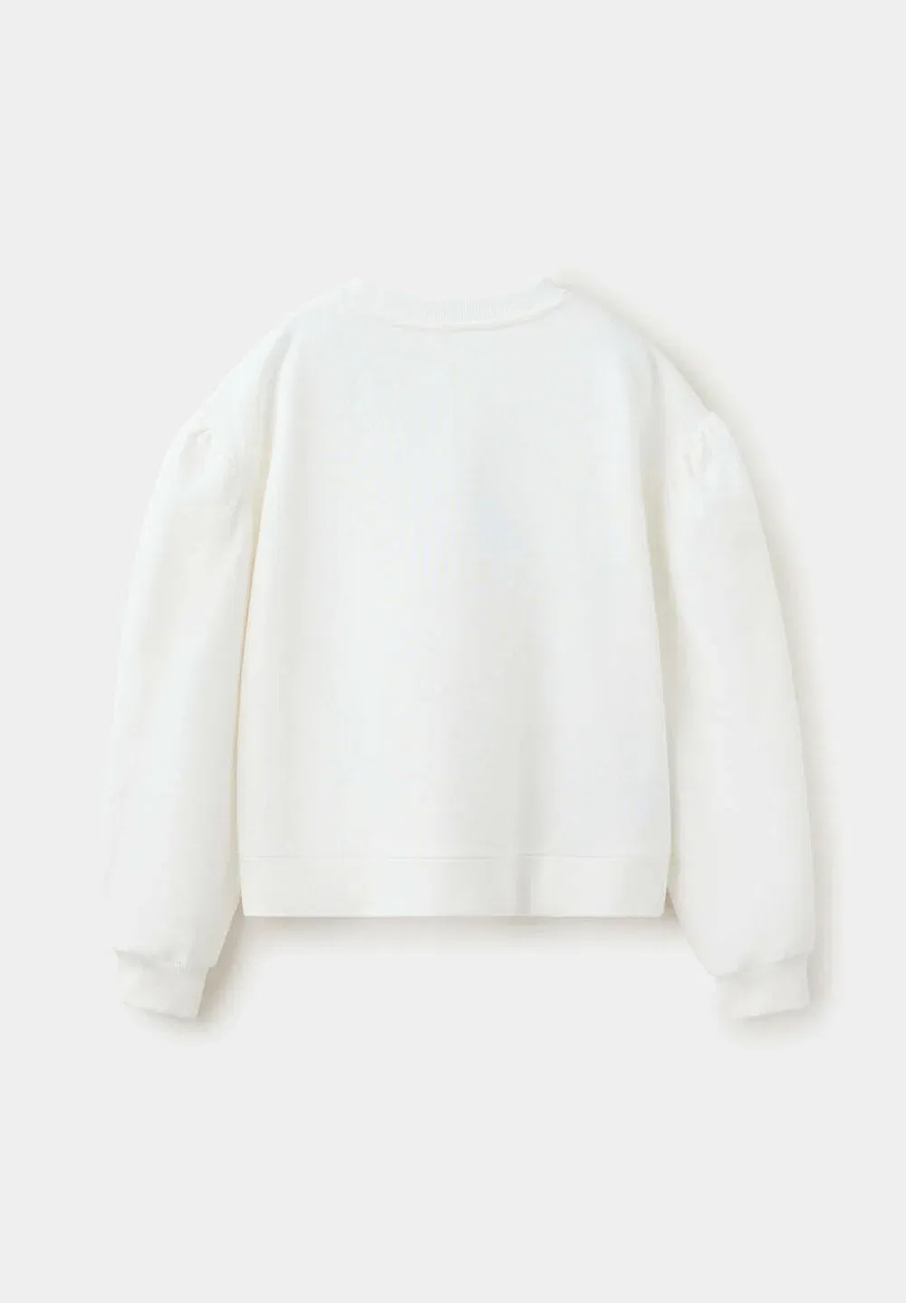 Ребенок - толстовка Mango Kids, Off-White — фото 4