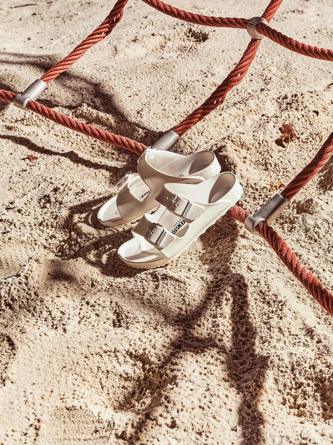 Сандалии Arizona из EVA Birkenstock, белые