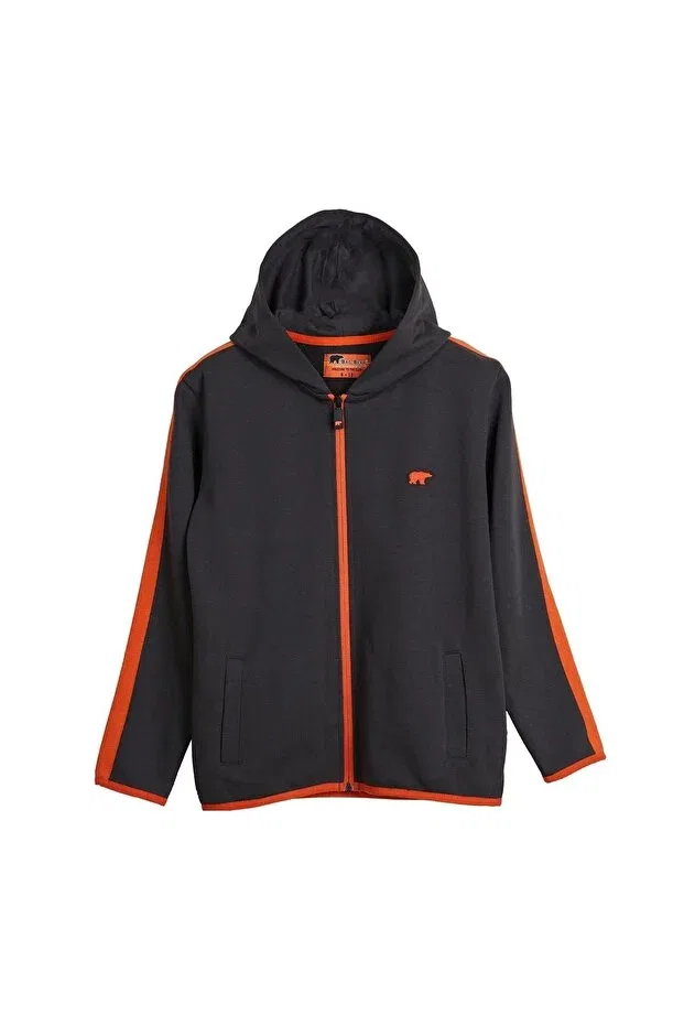 Детское худи для девочек с длинным рукавом Bad Bear, Anthracite