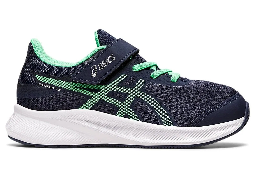 Детские кроссовки для мальчиков с амортизацией Patriot 13 Ps ASICS, Blue Midnight New Leaf — фото 2