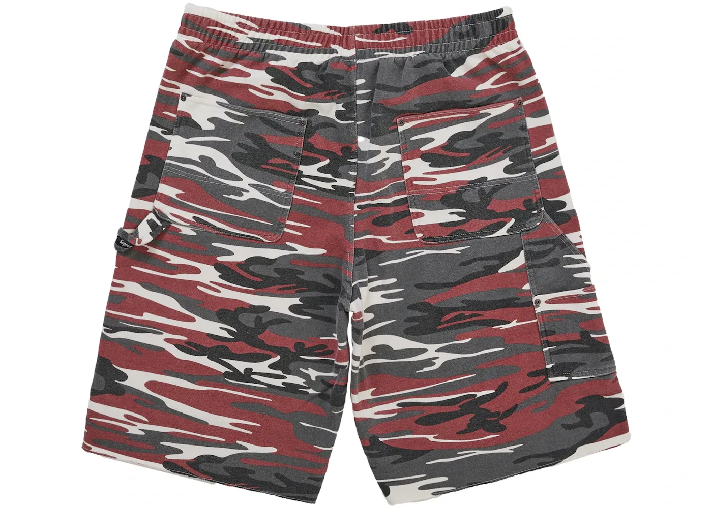 Мужские шорты с принтом Supreme Sweatshort, Red Tiger Camo