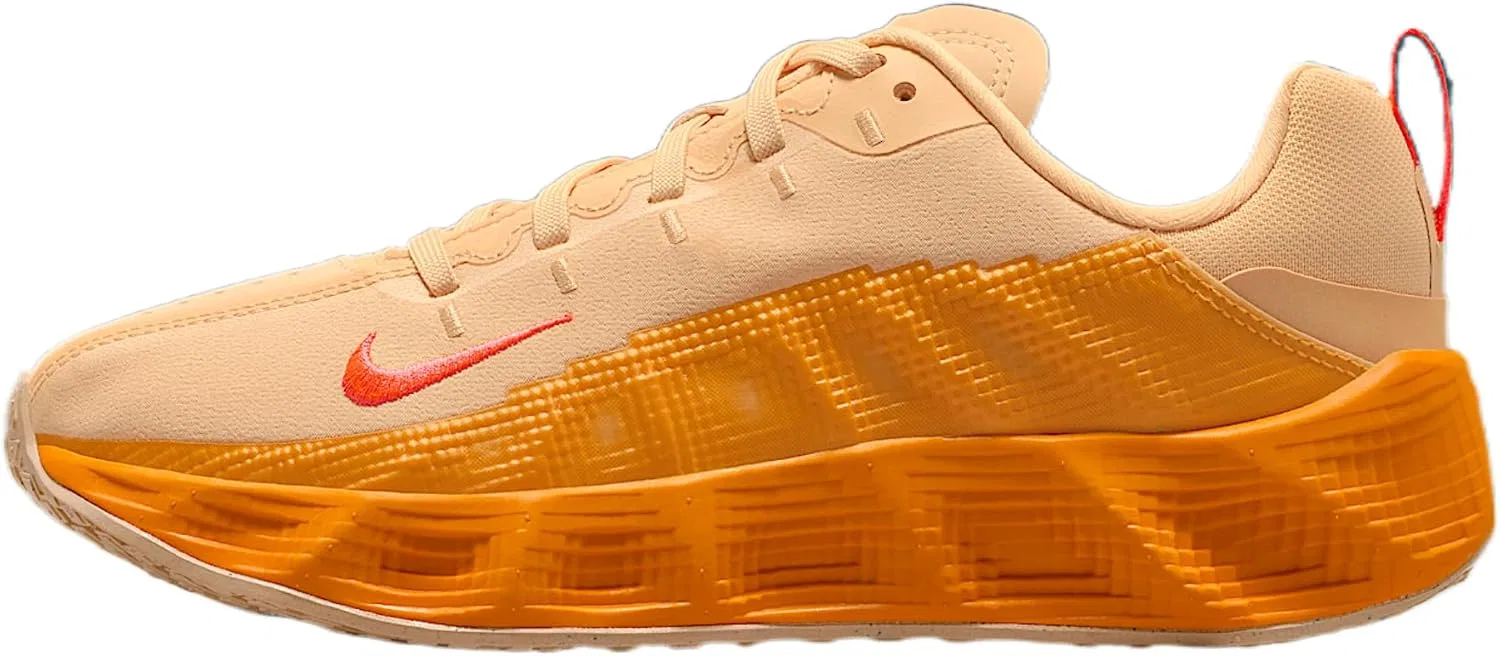 Детские кроссовки для мальчиков с шнуровкой Nike Ava Rover, Celestial Gold/Celestial Gold/Bright Crimson/Bright Crimson