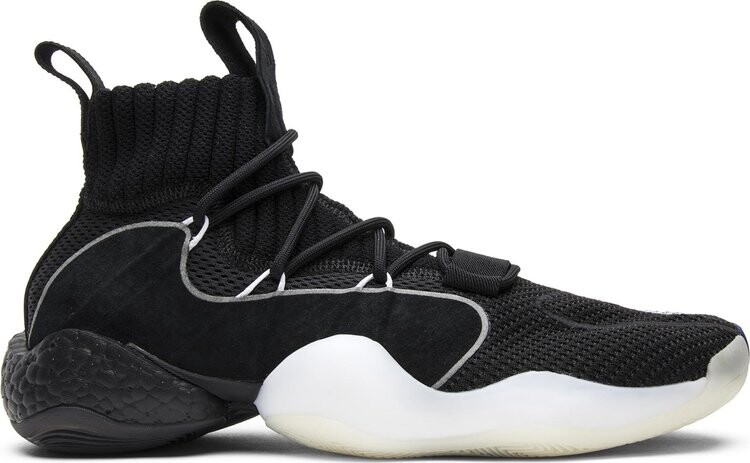 

Кроссовки Adidas Crazy BYW X 'Black White', черный
