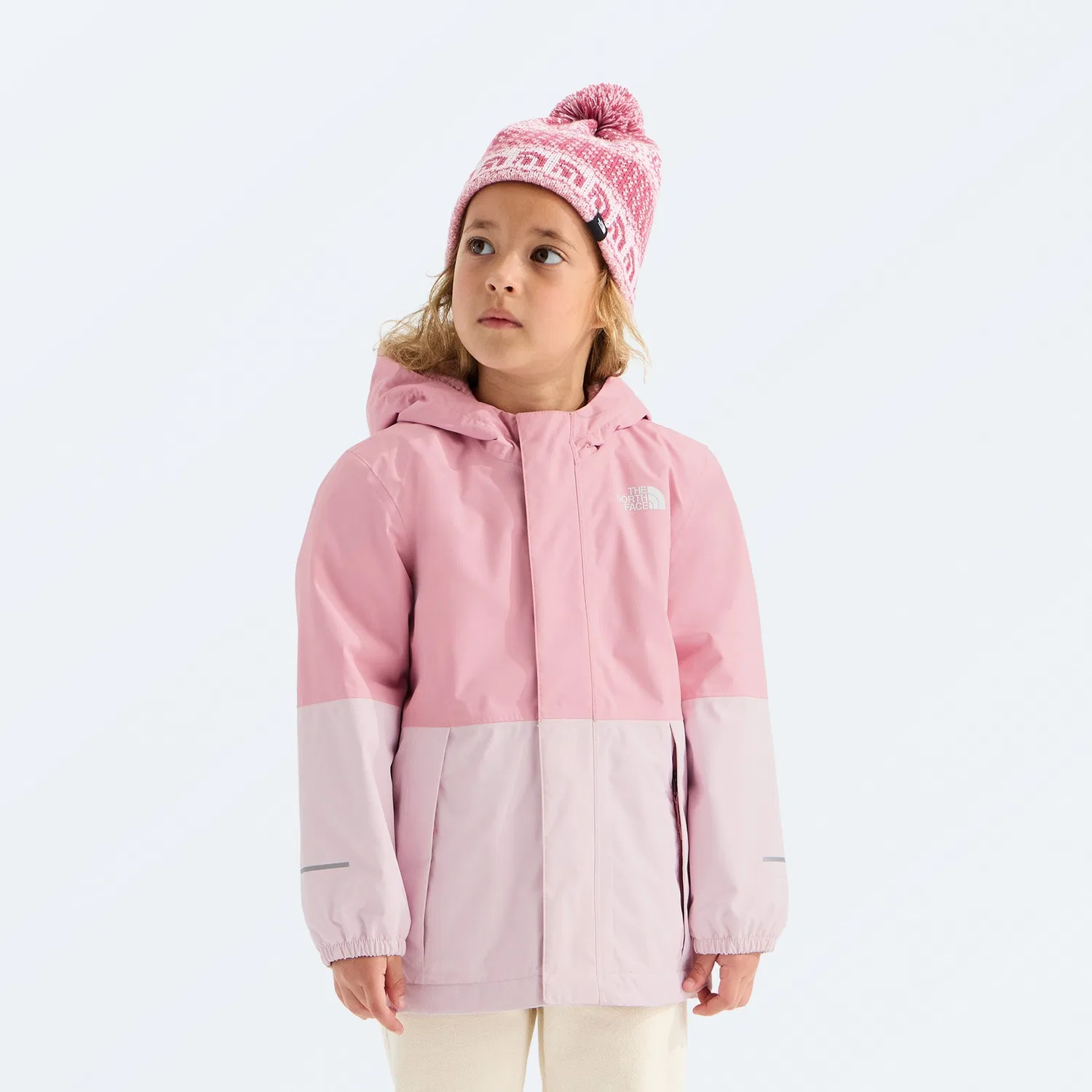 Детская утепленная куртка от дождя с капюшоном Antora The North Face, Primrose/Pale Blossom