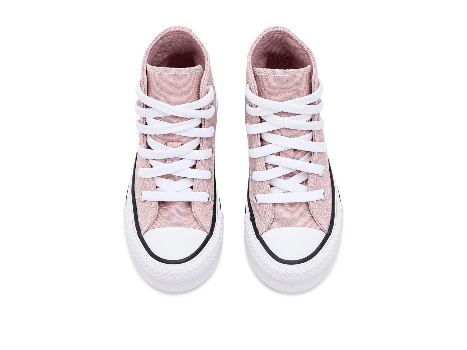 Кроссовки Chuck Taylor All Star Lift (для маленьких детей) Converse Kids, Petal Pit/White/Black — фото 3