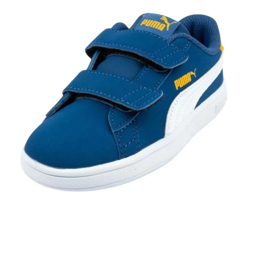 Детские кожаные кроссовки Smash V2 Puma, Blau
