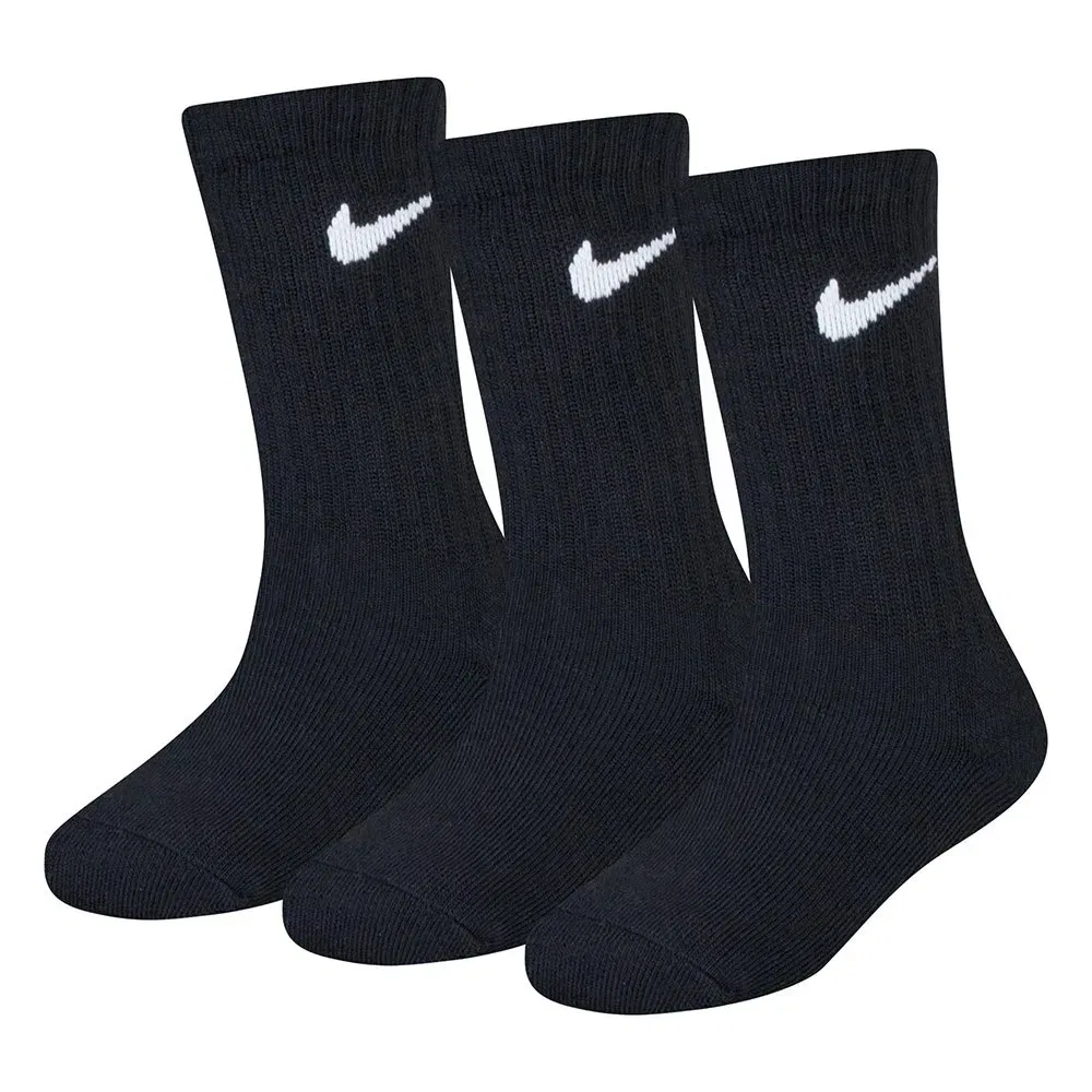 Носки Nike Basic Crew 3 пары, черный