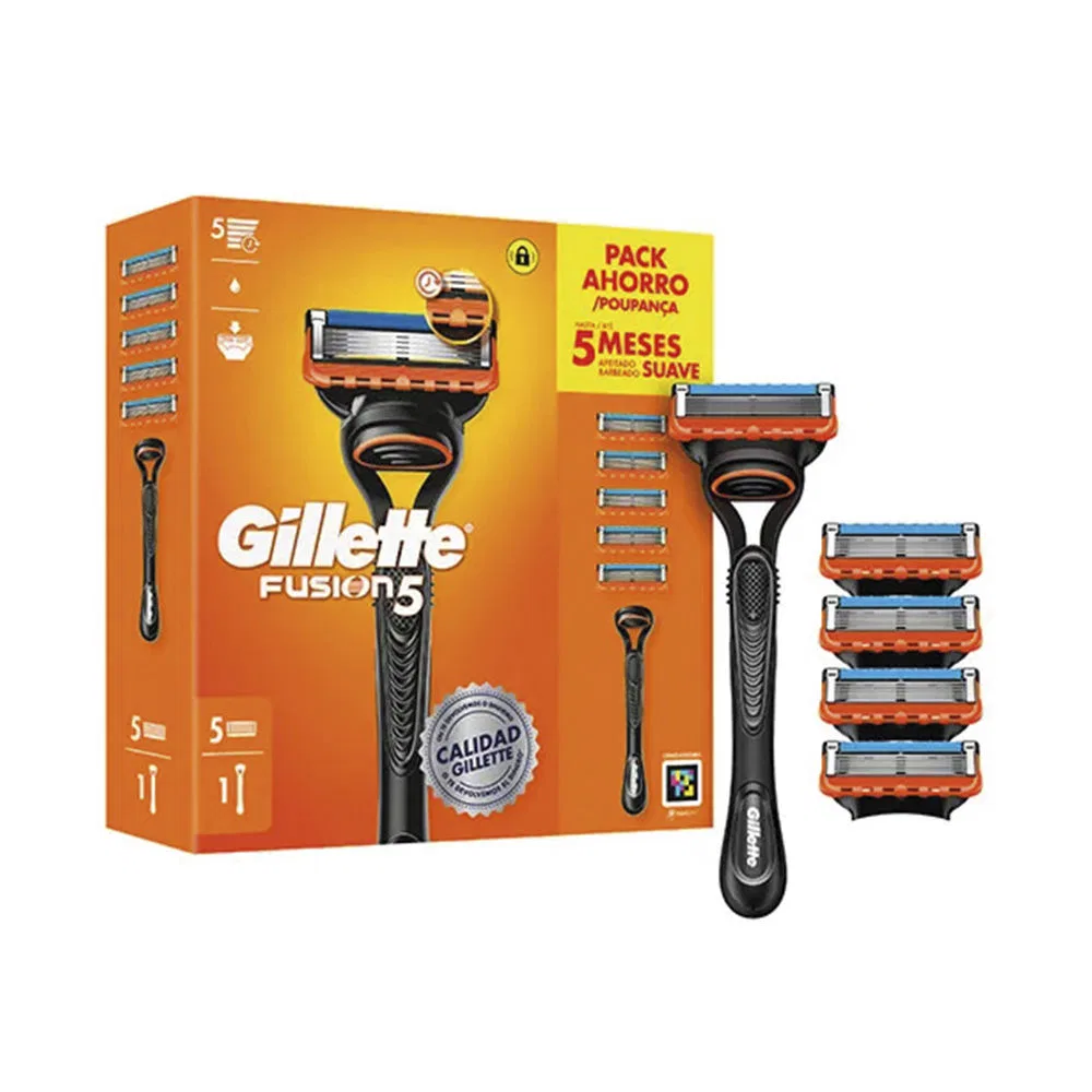Бритвенный станок Fusion5 с 5 сменными кассетами Gillette