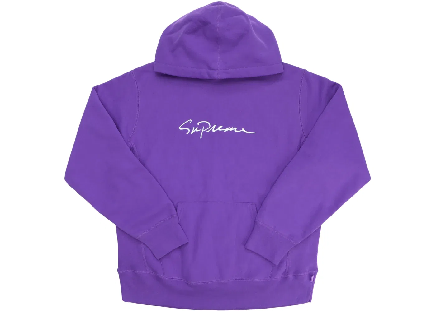 Мужская худи с принтом Supreme Classic Script Violet