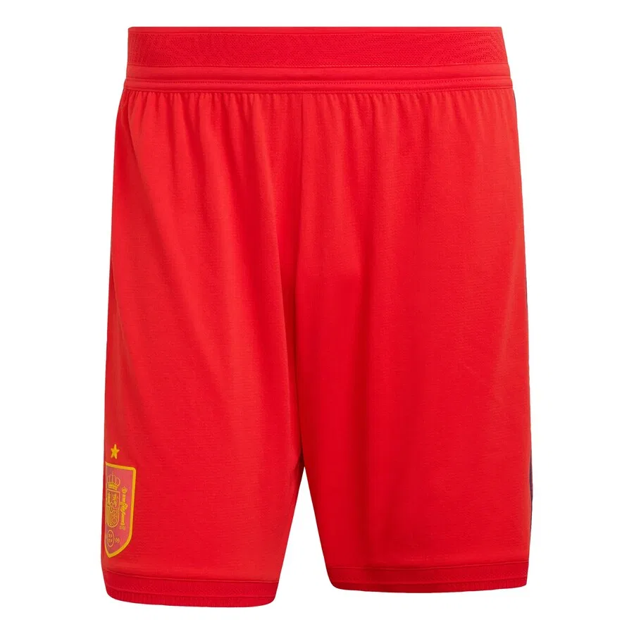 Спортивные шорты ADIDAS PERFORMANCE Regular Workout Pants 'Spain 26 Home Authentic' красного цвета
