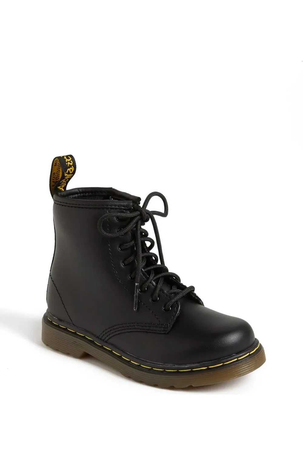 Детские ботинки Dr. Martens 1460 на шнуровке с воздушной подошвой, черные