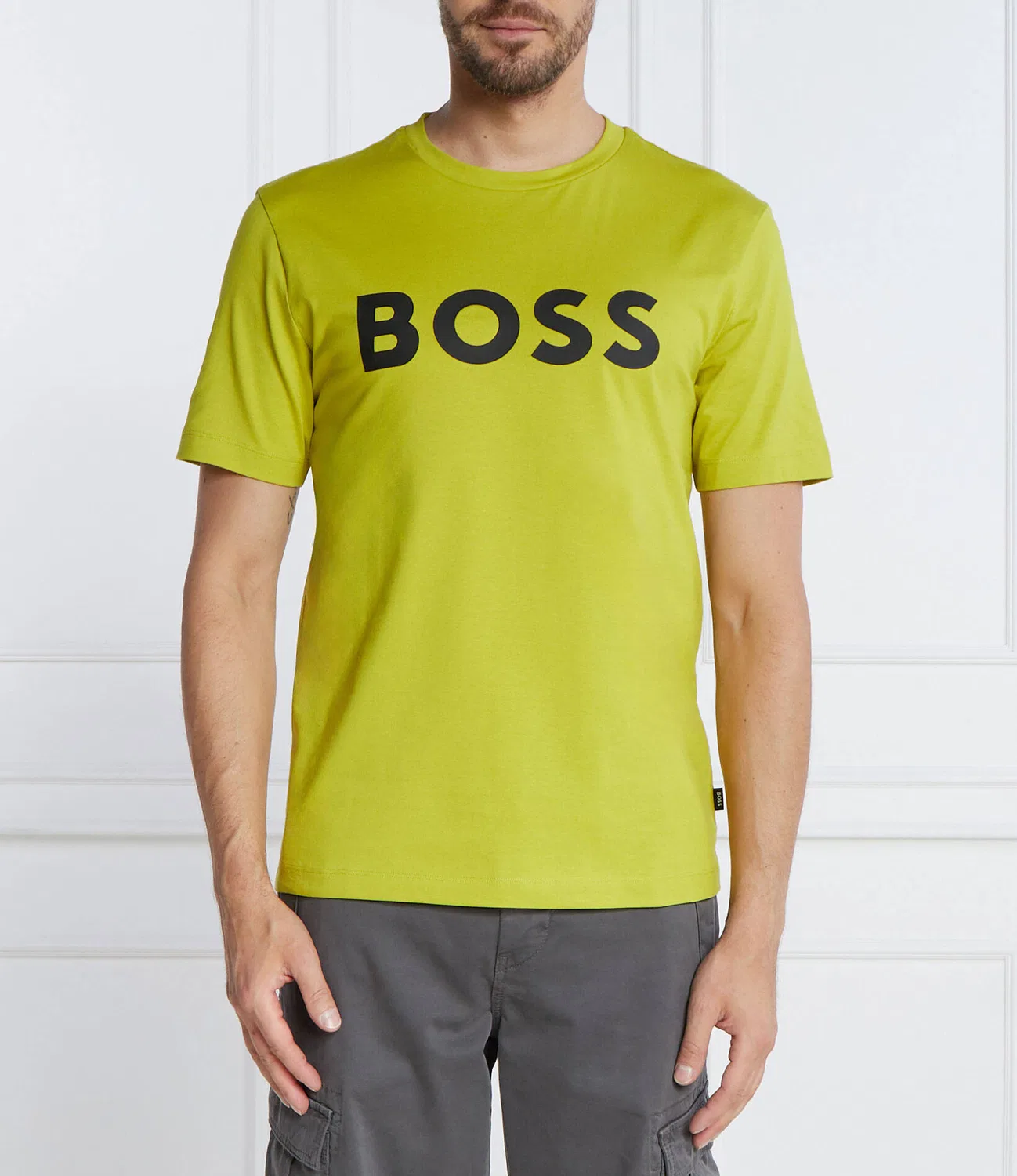 Футболка с круглым вырезом Tiburt 354 Boss, Lime