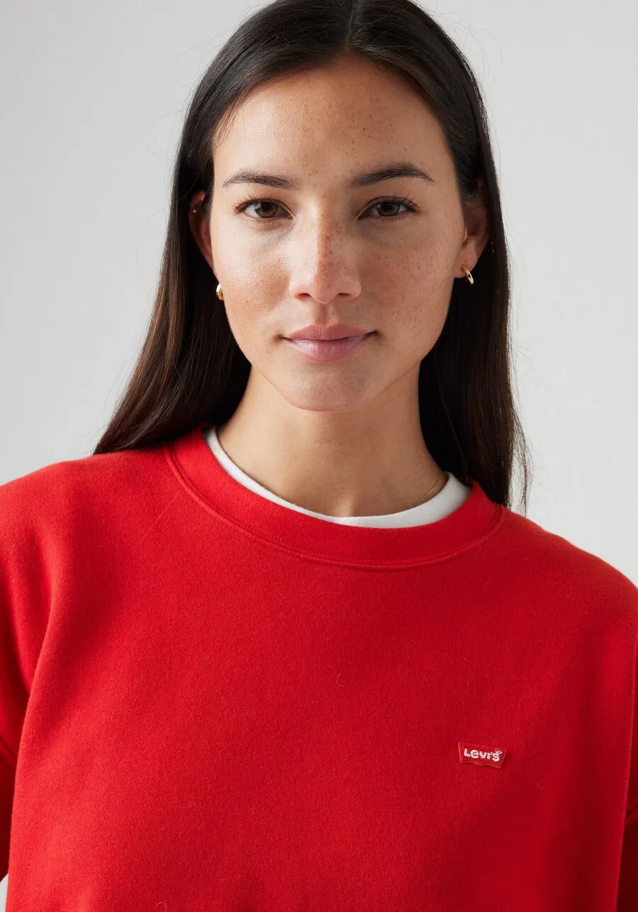 Толстовка LEVI'S 'Everyday' красного цвета — фото 3