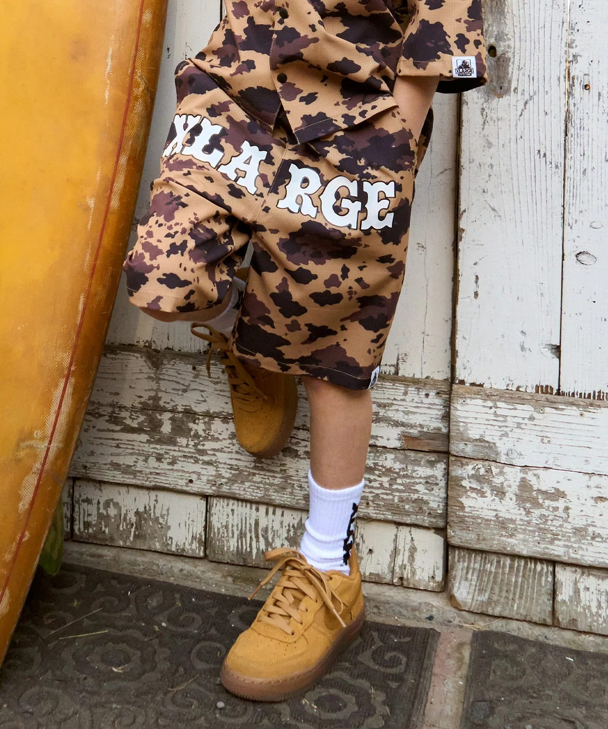 Детские шорты с принтом Animal All-Over XLARGE KIDS, Beige