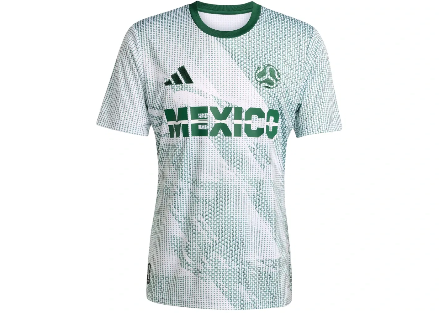 Мужская футбольная джерси Adidas, White Amazon Green