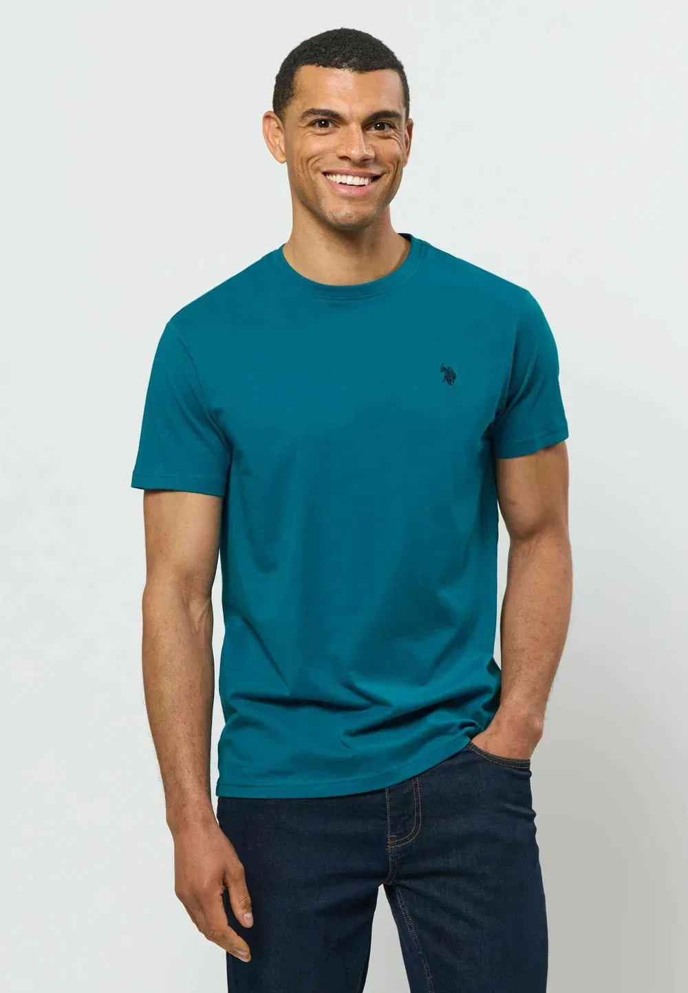 Футболка Umarjun - базовая футболка U.S. Polo Assn., Ocean Depths