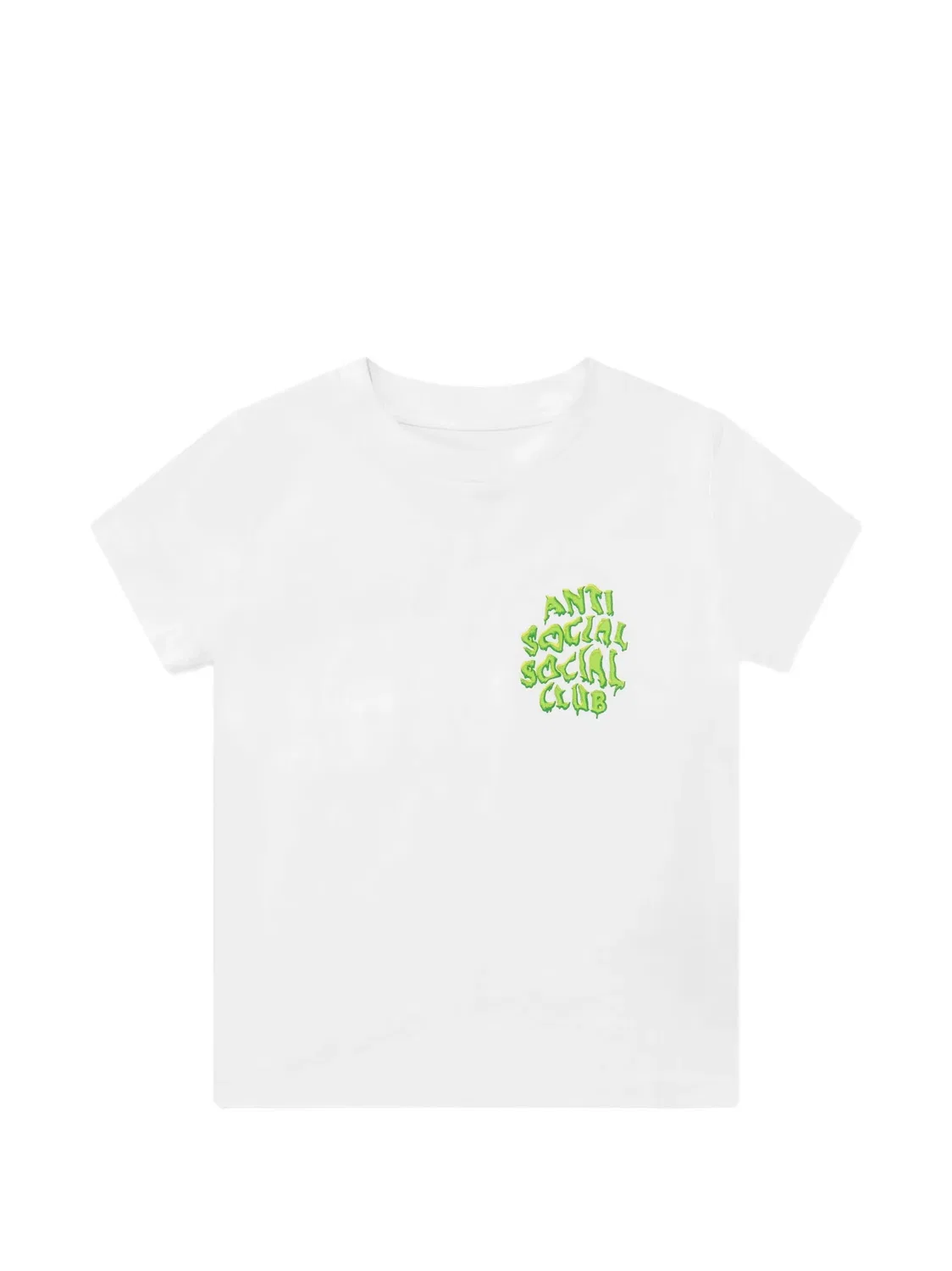 Футболка Melt Away с логотипом Anti Social Social Club Kids, белый