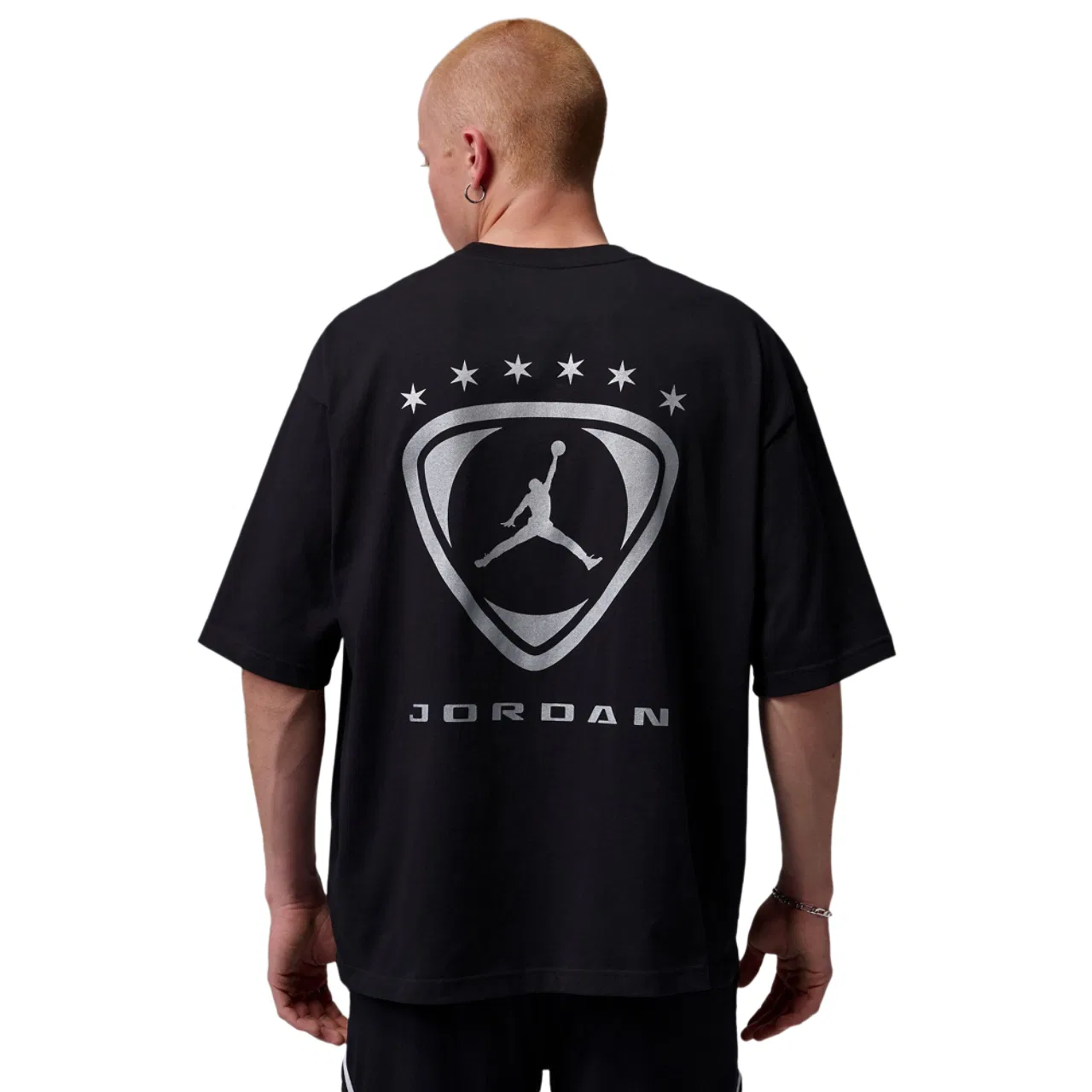 Футболка мужская Oversized Graphic Short Sleeve Jordan, черный — фото 2
