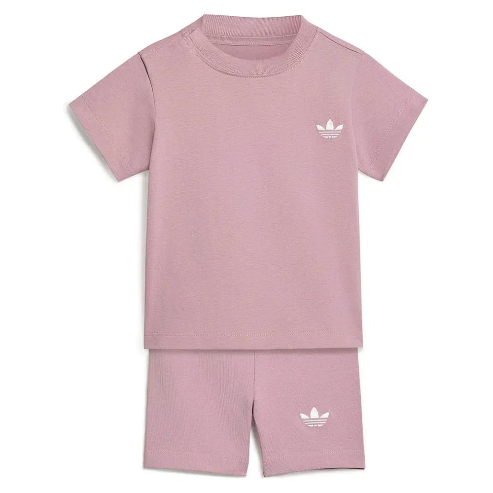 Комплект футболка и шорты Adidas Originals, розовый
