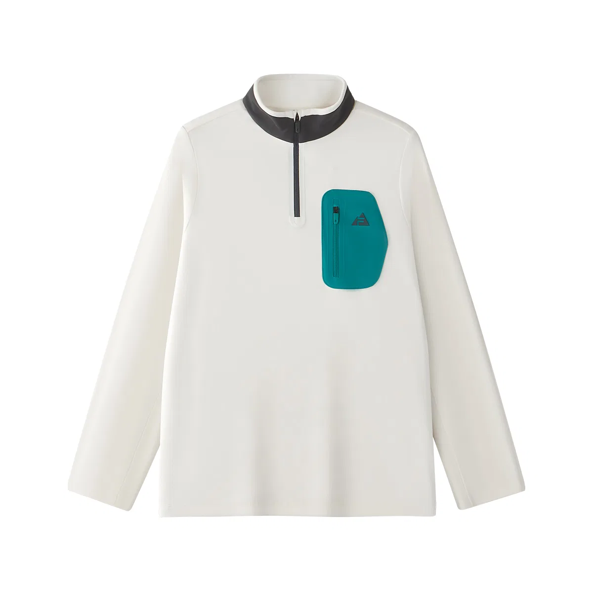 Детская футболка с полуводолазкой Cloud White FILA KIDS
