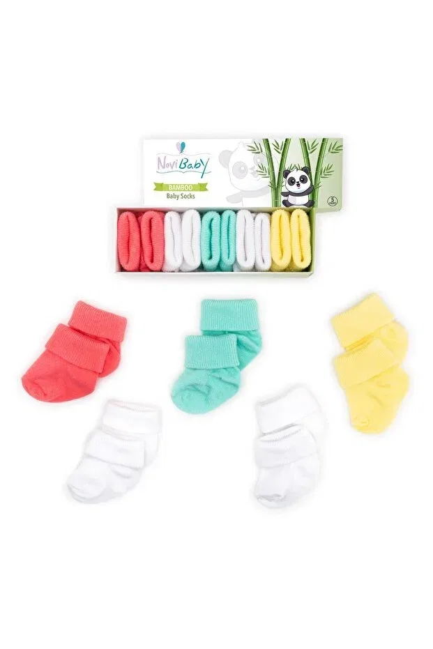 Детские носки для новорожденных хлопковые 5 пар Star Novibaby, Star — фото 4