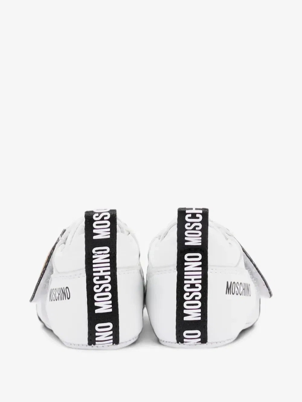 Кроссовки на липучках «Медвежонок» Moschino Kids, белый — фото 4