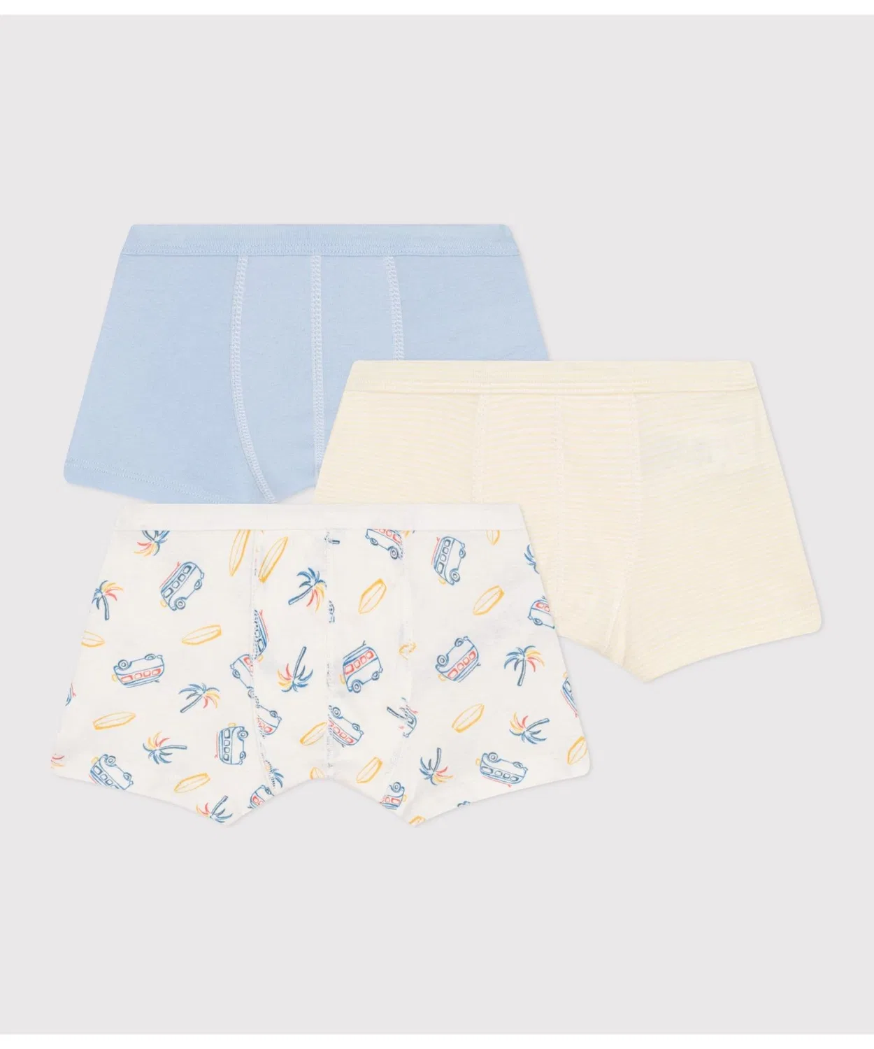 Детские трусы-боксеры комплект 3 шт Petit Bateau, Other 1