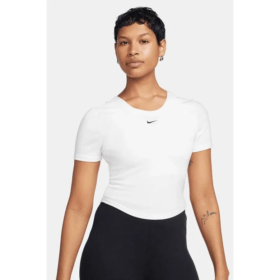 Женская футболка с длинным рукавом Nike Sportswear Chill Knit Tight Fit, Белый
