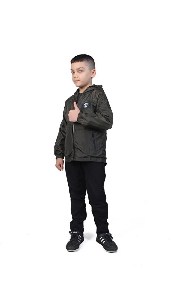 Детское пальто для девочек водонепроницаемое Jenerik Kids, Haki