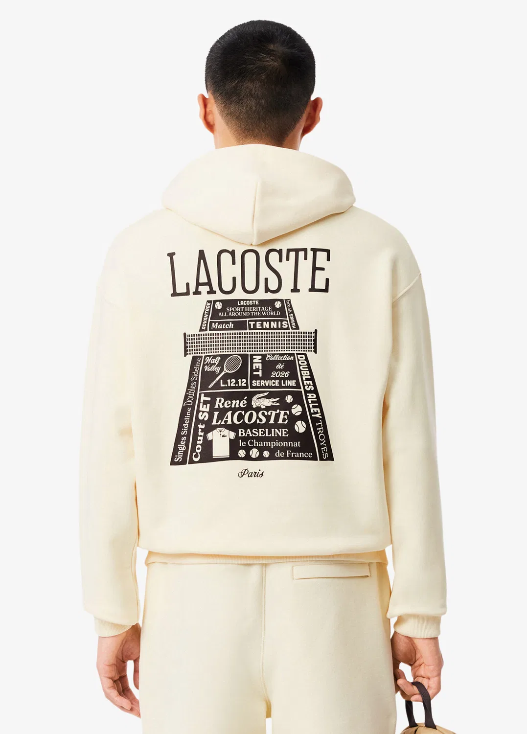 Свитшот Lacoste Loose Fit, желтый — фото 3