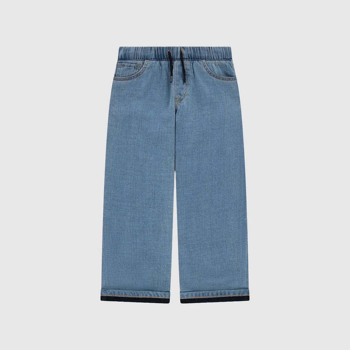 Свободные джинсы без шнурков для мальчиков 4-7 лет Levi's, Basil Sky - Medium Wash