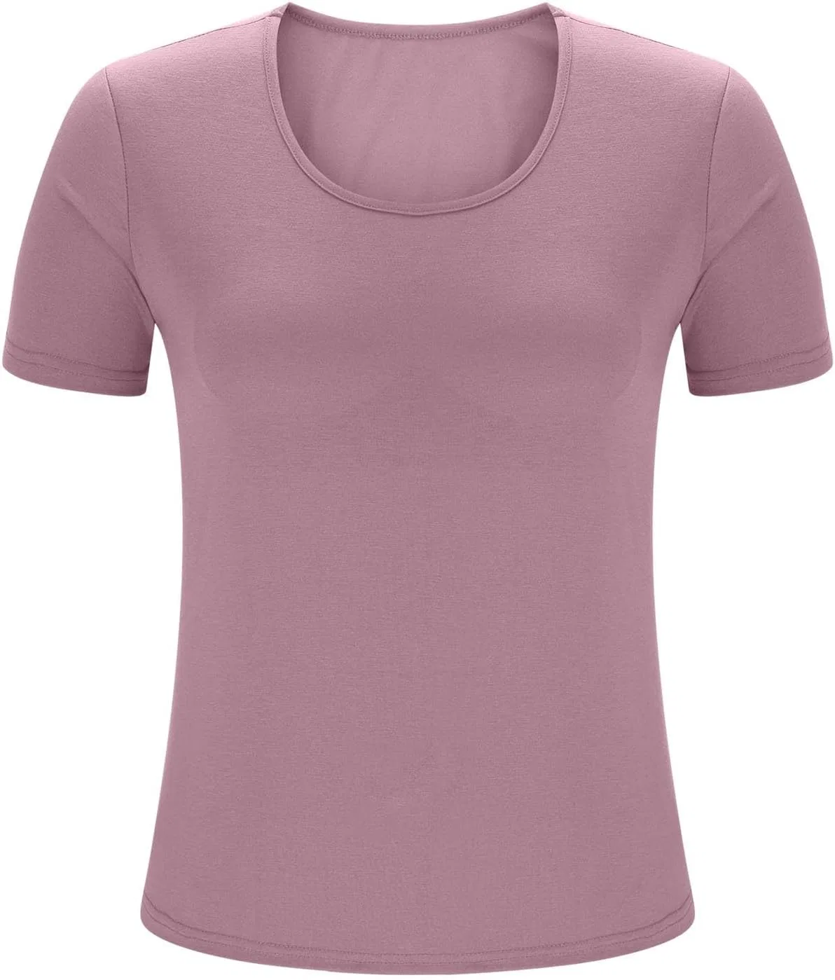 Женская футболка с встроенным бюстгальтером Plus Size, Purple — фото 4