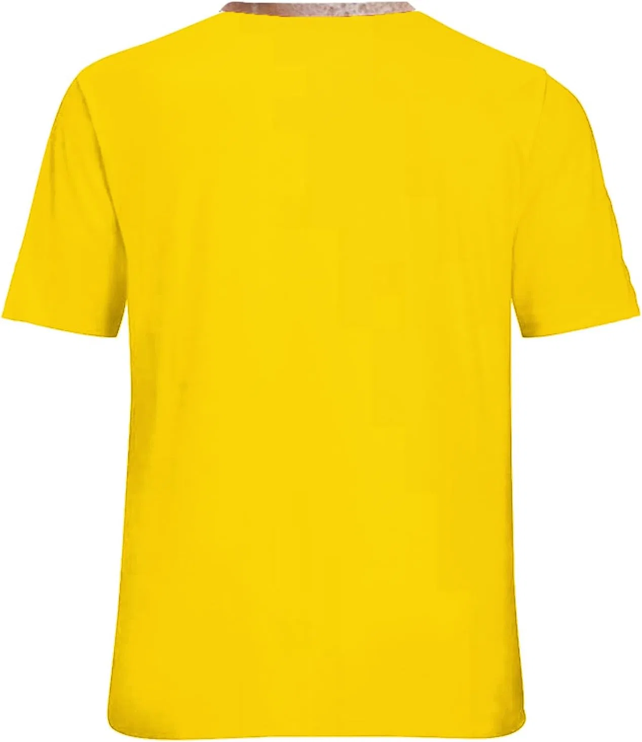 Мужская футболка с принтом Oversize Generic, Yellow — фото 3