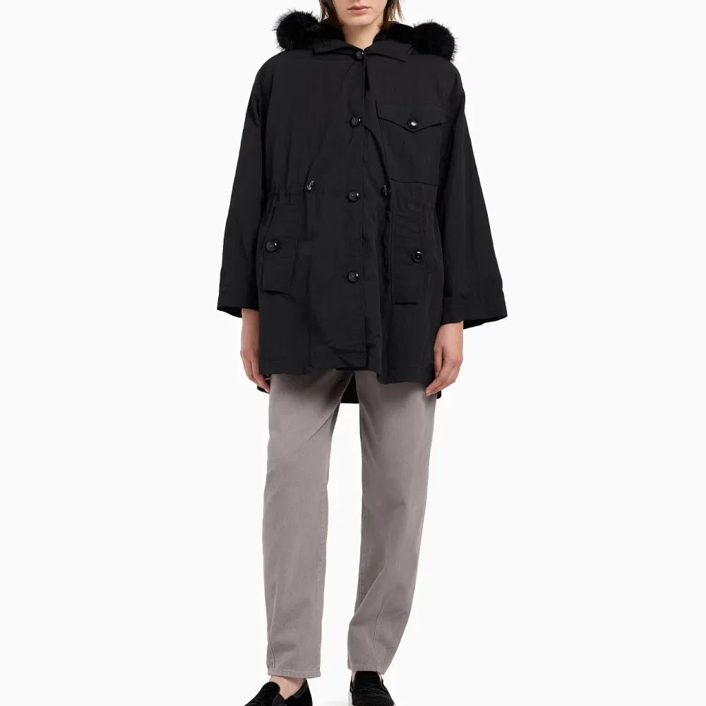 Женская куртка EMPORIO ARMANI, Black — фото 3