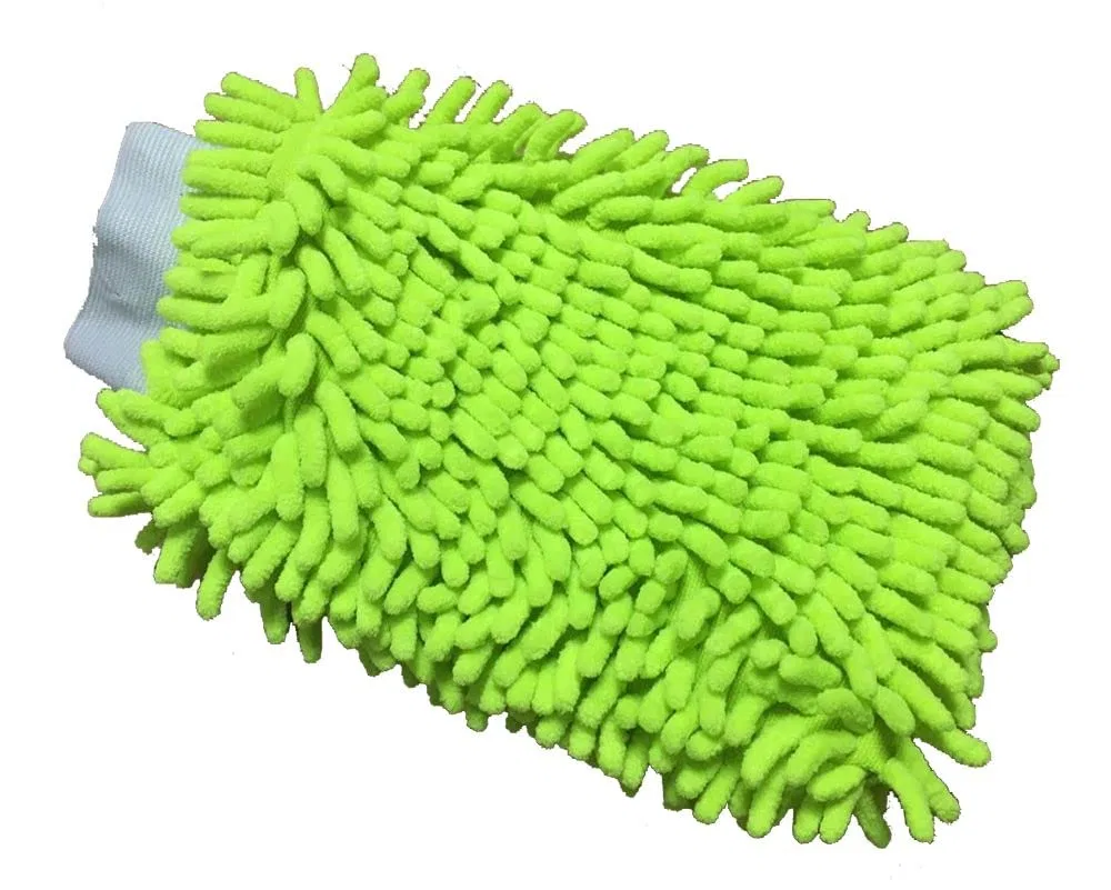 Перчатка для уборки TrendLine Microfibre, 26x17x1 см, Зеленая — фото 2