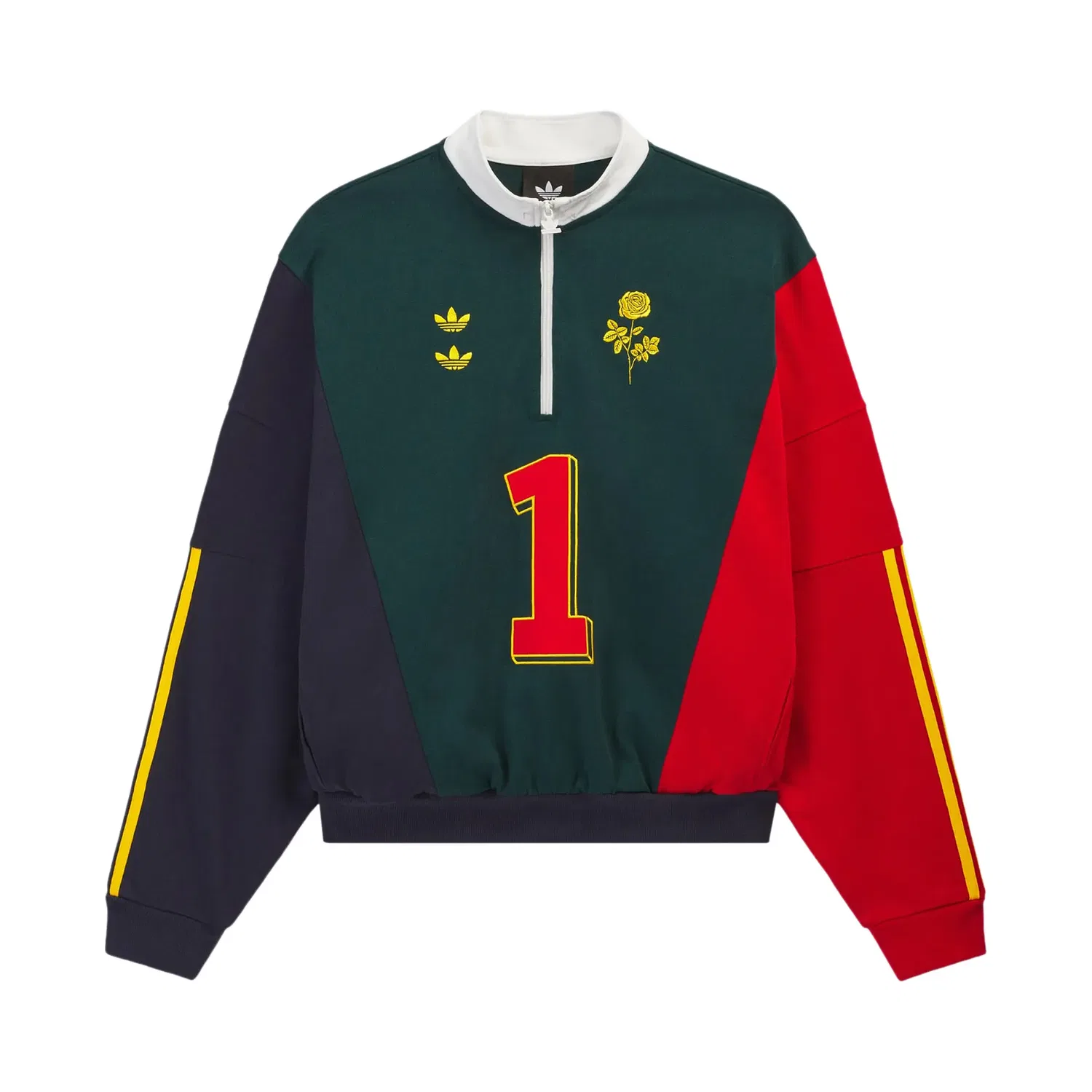 Свитшот Adidas x Willy Chavarria Watsonville Quarter Zip, мультиколор