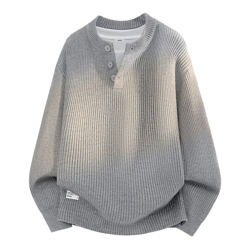 Детский свитер Oversize с отложным воротником MINISO, Apricot — фото 3